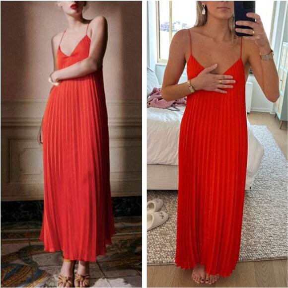 最終値下げSezane Paulina ドレスワンピース Sezane Pavlina Dress by Sezane - Pickle